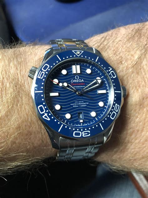 omega seamaster 300 electric blue|omega seamaster 300 review 2021.